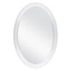 21 In. W X 31 In. L Framed Fog Free Wall Mirror In White