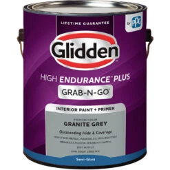 Glidden High Endurance Plus Grab-N-Go Semi-Gloss Interior Paint & Primer, Granite Gray, 1 Gallon -Hardware Store 5dcff201 ad80 43b1 9c95 d3131aa02fa8 1.596f696d0d21f611b34eba98e14803f1 1800x1800