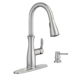 Nellis Single-Handle Pull-Down Sprayer Kitchen Faucet With Reflex And Power Clean In Spot Resist Stainless