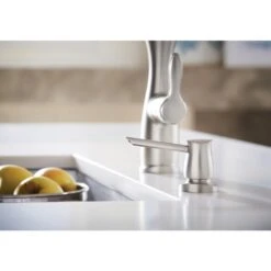 Nellis Single-Handle Pull-Down Sprayer Kitchen Faucet With Reflex And Power Clean In Spot Resist Stainless -Hardware Store 66e3a892cf9bcea898c5323292c72b7b 1800x1800