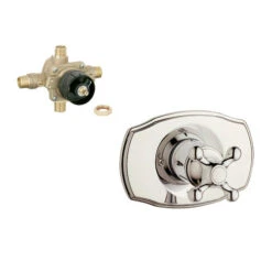 GROHE Polished Nickel Cross Shower Handle