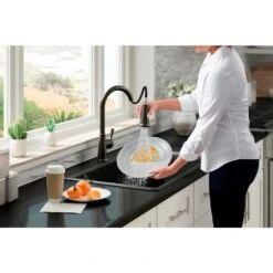 Tyne Single-Handle Pull-Down Sprayer Kitchen Faucet In Oil-Rubbed Bronze -Hardware Store 76bac258a3895fe11da8630f97dbe7a7 1800x1800