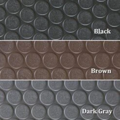 Rubber-Cal Coin Grip 4 Ft. X 8 Ft. Dark Grey Commercial Grade PVC Flooring -Hardware Store 772dcebc90420265c41a9e6f2b4217eb 3f3eb224 1a6b 4056 9a87 9e3e6cbe1b8a 1800x1800