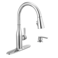 Marca Single-Handle Pull-Down Sprayer Kitchen Faucet With ShieldSpray Technology In Champagne Bronze -Hardware Store 77c95649b7a8282c68b335cf0ce0abfb 1800x1800