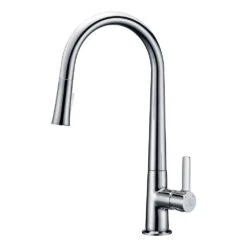 Orbital Single-Handle Pull-Down Sprayer Kitchen Faucet In Polished Chrome