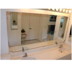 60 In. X 60 In. X 2 In. Acrylic Mirror Installation Kit (4 Strips, 4 Corner Plates) -Hardware Store 80312ff349954af0e5da6f3777b2fd43 1800x1800