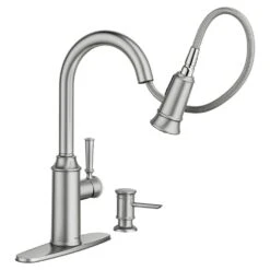 Glenshire Single-Handle Pull-Down Sprayer Kitchen Faucet With Reflex And Power Clean In Spot Resist Stainless -Hardware Store 80d1d5e47a16130f3822ecea06198c36 1800x1800