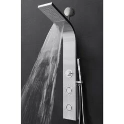 AKDY 39-in Stainless Steel 2-Spray Shower Panel System (Valve Included) -Hardware Store 810764025344 10486263 1800x1800
