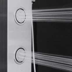 AKDY 39-in Stainless Steel 2-Spray Shower Panel System (Valve Included) -Hardware Store 810764025344 10486267 1800x1800