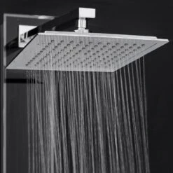 AKDY 35-in Black 2-Spray Shower Panel System -Hardware Store 810764025368 10485920 1800x1800