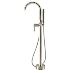 Valspar OVE Decors Athena 1-Handle Freestanding Bathtub Faucet With Hand Shower (Valve Included)
