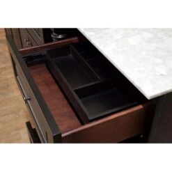 Bellaterra Home 20-in W X 33-in H X 18-in D Dark MahogDISPLAYONLY Birch Fr