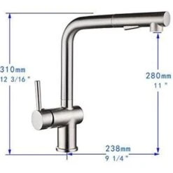 Single-Handle Pull Out Sprayer Kitchen Faucet In Polished Chrome -Hardware Store 8b671a270334b19b87058ff91efb3a49 1800x1800