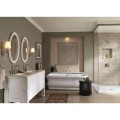 Banbury 2-Handle Deck-Mount High Arc Roman Tub Faucet With Valve In Spot Resist Brushed Nickel -Hardware Store 94262c528f01fd5260e7616d7a45c41e 1800x1800