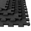 Stalwart 16 Sq Ft Ultimate Comfort Foam Flooring, Black, 4pc
