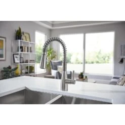 Springvale Single-Handle Pull-Down Sprayer Kitchen Faucet With Reflex And Power Boost In Spot Resist Stainless -Hardware Store 9997a9bf024158212673935a83b5512c 1800x1800