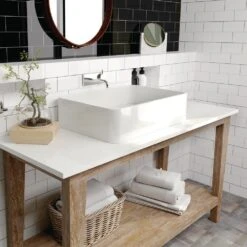 Merola Tile Crown Heights 3 In. X 6 In. Glossy White Ceramic Wall Tile (6.03 Sq. Ft. /Case) -Hardware Store 9b8e7e35782ac48449d4a08df5399125 1800x1800