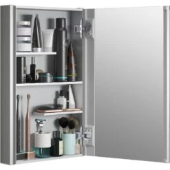 Maxstow 20 In. X 24 In. Frameless Surface-Mount Aluminum Medicine Cabinet -Hardware Store 9d9ef2afd7d7444b30e6896420db8bdf 1800x1800