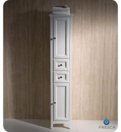 Fresca Oxford 14"W X 16"D X 68"H Antique White Linen Cabinet -Hardware Store FST2060AW 3 714b6dba 41cd 425d 8a7a 5c3d32514466 1800x1800