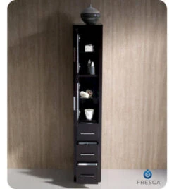 Fresca Torino 12"W X 15"D X 68-1/8"H Espresso Linen Cabinet -Hardware Store FST6260ES 4 1800x1800