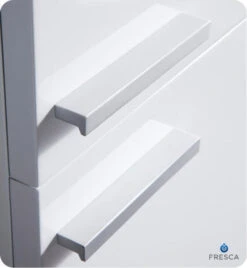 Fresca 13"W X 12"D X 27"H White Linen Cabinet -Hardware Store FST8091WH 4 1800x1800