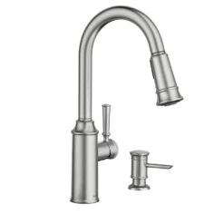 Glenshire Single-Handle Pull-Down Sprayer Kitchen Faucet With Reflex And Power Clean In Spot Resist Stainless -Hardware Store a155f896825db814c09269544ef5ad0d 1800x1800