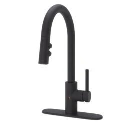 Stellen Single-Handle Electronic Pull-Down Sprayer Kitchen Faucet With React Touchless Technology In Black -Hardware Store a181f9af1738bbc23fce5df8260c347b 1800x1800