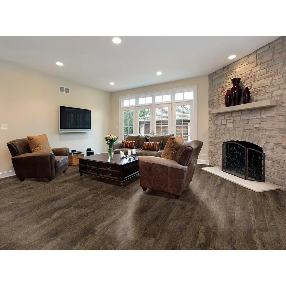 Saratoga Hickory Coffee 7 Mm Thick X 7-2/3 In. Wide X 50-5/8 In. Length Laminate Flooring (24.17 Sq. Ft. / Case) 2 Saratoga Hickory Coffee 7 Mm Thick X 7-2/3 In. Wide X 50-5/8 In. Length Laminate Flooring (24.17 Sq. Ft. / Case) - Image 2