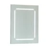 20 In. X 25 In. X 6 In. LED Lighted Surface Mount Medicine Cabinet In White
