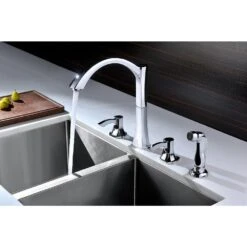 Soave Series 2-Handle Standard Kitchen Faucet In Polished Chrome -Hardware Store b659f290b692b87939c80b3a023c05a4 1800x1800