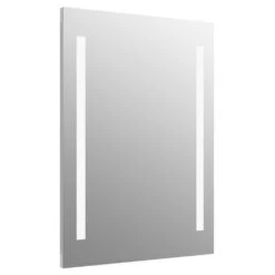 24 In. W X 33 In. H Frameless Rectangular LED Light Bathroom Vanity Mirror