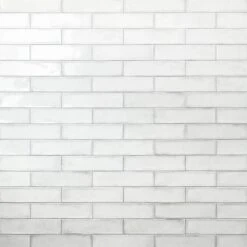 Ivy Hill Tile Moze White 3 In. X 12 In. 9 Mm Ceramic Wall Tile (22-Piece) (5.38 Sq. Ft./ Box)