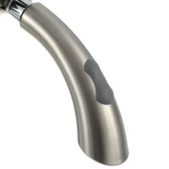 Ginger Single-Handle Pull-Down Sprayer Kitchen Faucet In Brushed Nickel -Hardware Store c3e12e43572068f162a14d4e664ece0f 1800x1800