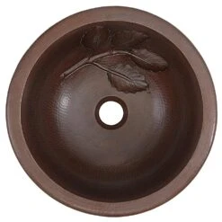 SINKOLOGY Newton All-In-One 14 In. Dual Mount Copper Bathroom Sink With Pfister Centerset Rustic Bronze Faucet And Drain -Hardware Store cc8bbd4197920c53cae2f211b3bcbc03 1800x1800