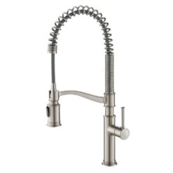 Sellette Single-Handle Pull-Down Sprayer Kitchen Faucet With Dual Function Sprayhead In Spot Free Stainless Steel