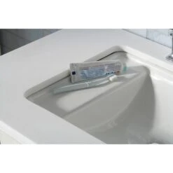 KOHLER Ledges Undermount Cast Iron Bathroom Sink In White With Overflow Drain -Hardware Store d6ee0a3dc369d0d2f562effce305d021 1800x1800