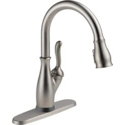 Leland Single-Handle Pull-Down Sprayer Kitchen Faucet W/ShieldSpray And MagnaTite Docking In Arctic Stainless -Hardware Store d84bd07818f3528d0d10372914529bfe 1800x1800