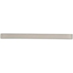 Ivy Hill Tile Ivory 3/4 In. X 12 In. Glass Pencil Liner Trim Wall Tile