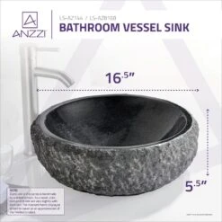 ANZZI Grahame Vessel Sink In Mandy Black -Hardware Store e1866a6fa05e52e74323c38b8c8df278 1800x1800