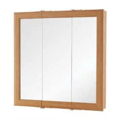 24-3/16 In. W X 24-3/16 In. H Fog Free Framed Surface-Mount Tri-View Bathroom Medicine Cabinet In White -Hardware Store e7e0ea71677157c41c3c98692efb0975 1800x1800