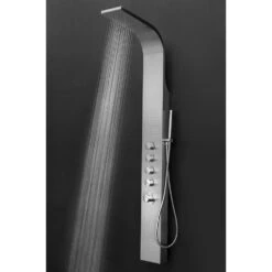 63 In. 2 Massage Spray Shower Panel System In Stainless Steel With Rainfall Shower Head And Shower Wand -Hardware Store ef7323f2b95ae5da97874ab12a82589a 1800x1800