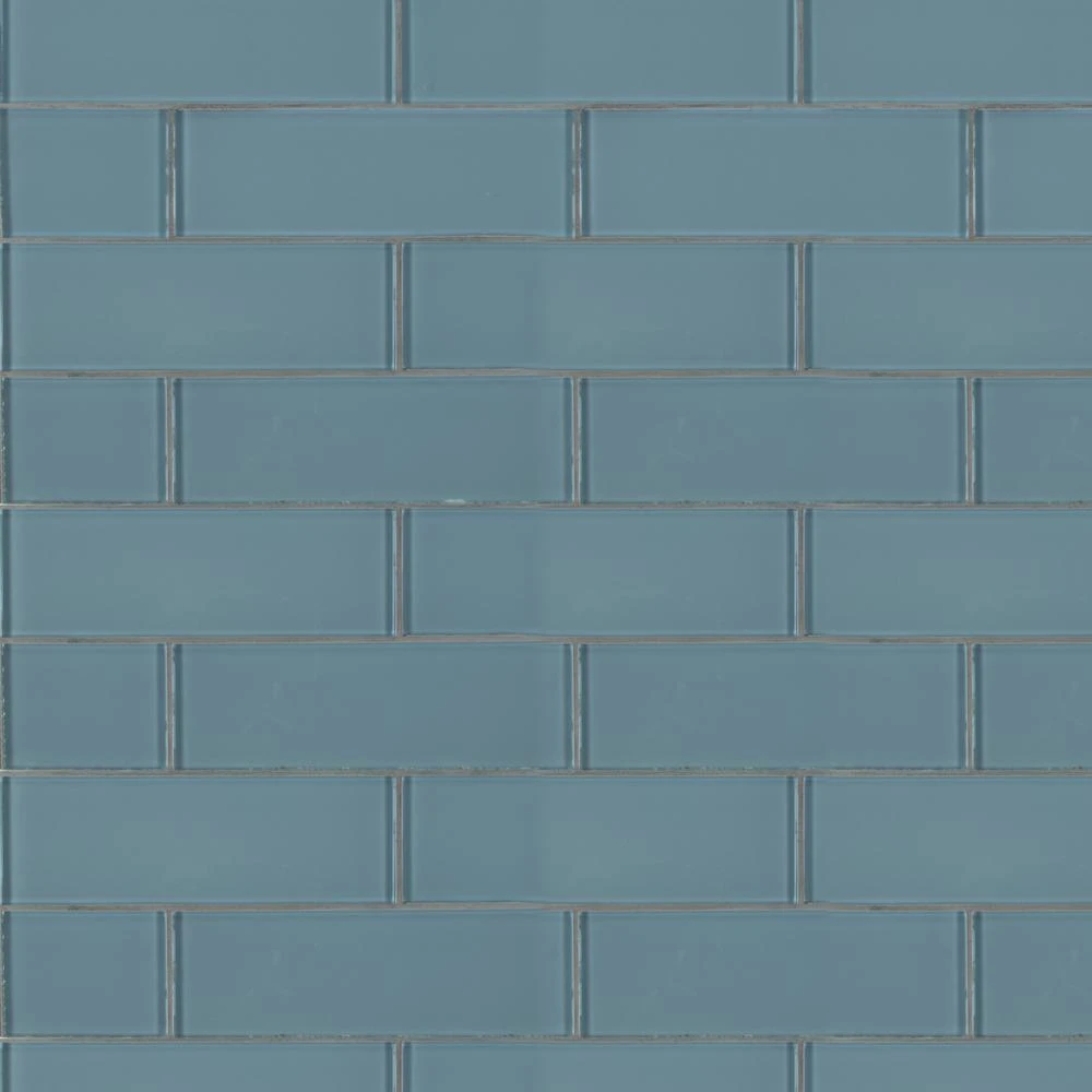 MSI Harbor 3 In. X 9 In. X 8mm Glossy Glass Gray Subway Tile (3.8 Sq. Ft. / Case) 1 MSI Harbor 3 In. X 9 In. X 8mm Glossy Glass Gray Subway Tile (3.8 Sq. Ft. / Case)