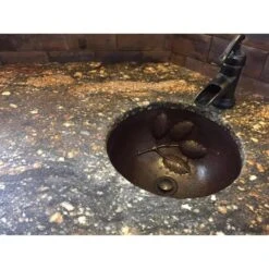 SINKOLOGY Newton All-In-One 14 In. Dual Mount Copper Bathroom Sink With Pfister Centerset Rustic Bronze Faucet And Drain -Hardware Store f7b33faf51e1fc068498982b23bbf45d 1800x1800