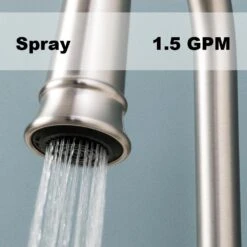 Glenshire Single-Handle Pull-Down Sprayer Kitchen Faucet With Reflex And Power Clean In Spot Resist Stainless -Hardware Store f8d01541172f445f11bb3dc05976cccf 1800x1800